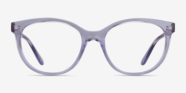 Vogue Eyewear VO5552 Clear Purple PlasticEyeglass Frames from EyeBuyDirect, Front View