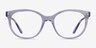 Vogue Eyewear VO5552 Clear Purple PlasticEyeglass Frames from EyeBuyDirect, Front View