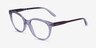 Vogue Eyewear VO5552 Clear Purple PlasticEyeglass Frames from EyeBuyDirect, Angle View