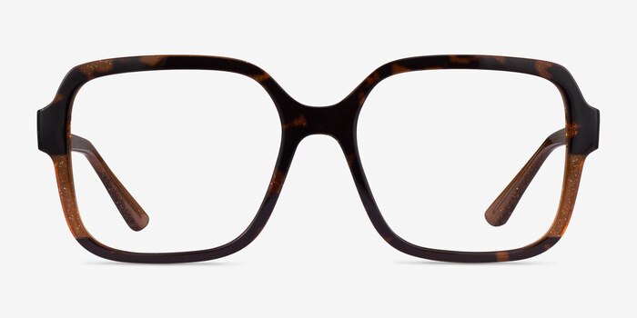 Vogue Eyewear VO5555 Brown Tortoise Plastic Eyeglass Frames from EyeBuyDirect