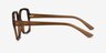Vogue Eyewear VO5555 Brown Tortoise PlasticEyeglass Frames from EyeBuyDirect, Side View