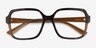 Vogue Eyewear VO5555 Brown Tortoise PlasticEyeglass Frames from EyeBuyDirect, Closed View