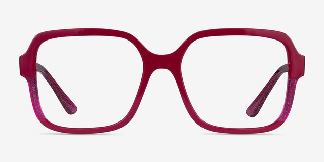 Vogue Eyewear VO5555 Cherry Red PlasticEyeglass Frames from EyeBuyDirect, Front View