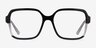 Vogue Eyewear VO5555 Black Clear PlasticEyeglass Frames from EyeBuyDirect, Front View