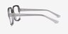 Vogue Eyewear VO5555 Black Clear PlasticEyeglass Frames from EyeBuyDirect, Side View