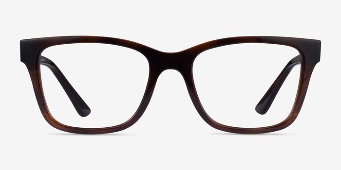 Vogue Eyewear VO5556 Brown Tortoise Plastic Eyeglass Frames from EyeBuyDirect