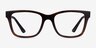 Vogue Eyewear VO5556 Brown Tortoise PlasticEyeglass Frames from EyeBuyDirect, Front View