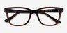 Vogue Eyewear VO5556 Brown Tortoise PlasticEyeglass Frames from EyeBuyDirect, Closed View