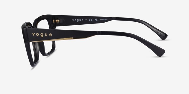 Vogue Eyewear VO5559 Shiny Black AcetateEyeglass Frames from EyeBuyDirect, Side View