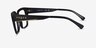 Vogue Eyewear VO5559 Shiny Black AcetateEyeglass Frames from EyeBuyDirect, Side View