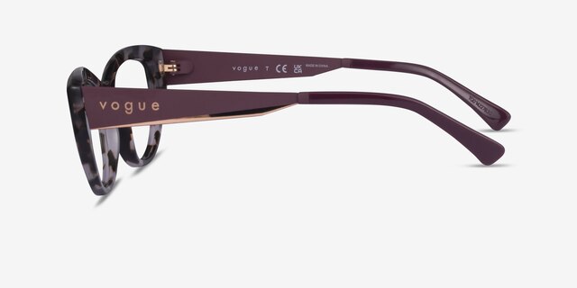 Vogue Eyewear VO5560 Blue Tortoise AcetateEyeglass Frames from EyeBuyDirect, Side View