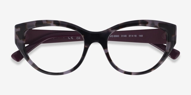 Vogue Eyewear VO5560 Blue Tortoise AcetateEyeglass Frames from EyeBuyDirect, Closed View