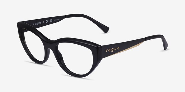 Vogue Eyewear VO5560 Black AcetateEyeglass Frames from EyeBuyDirect, Angle View