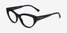 Vogue Eyewear VO5560 Black AcetateEyeglass Frames from EyeBuyDirect, Angle View