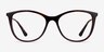 Vogue Eyewear VO5562 Dark Tortoise PlasticEyeglass Frames from EyeBuyDirect, Front View
