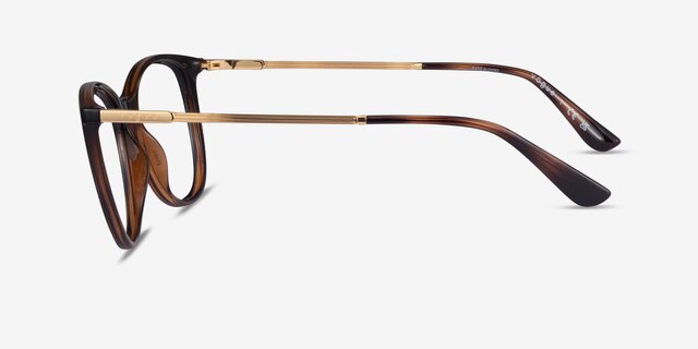 Vogue Eyewear VO5562 Dark Tortoise PlasticEyeglass Frames from EyeBuyDirect, Side View