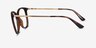 Vogue Eyewear VO5562 Dark Tortoise PlasticEyeglass Frames from EyeBuyDirect, Side View