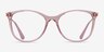 Vogue Eyewear VO5562 Clear Pink PlastiqueMontures de lunettes de vue d'EyeBuyDirect, Vue de Face