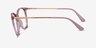 Vogue Eyewear VO5562 Clear Pink PlastiqueMontures de lunettes de vue d'EyeBuyDirect, Vue de Côté