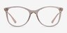 Vogue Eyewear VO5562 Clear Brown PlasticEyeglass Frames from EyeBuyDirect, Front View