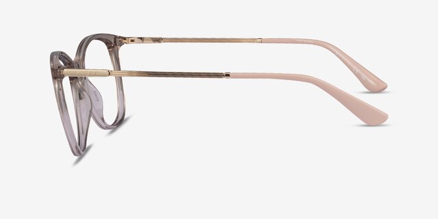 Vogue Eyewear VO5562 Clear Brown PlasticEyeglass Frames from EyeBuyDirect, Side View