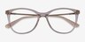 Vogue Eyewear VO5562 Clear Brown PlasticEyeglass Frames from EyeBuyDirect, Closed View