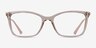 Vogue Eyewear VO5563 Light Brown PlasticEyeglass Frames from EyeBuyDirect, Front View