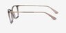 Vogue Eyewear VO5563 Light Brown PlasticEyeglass Frames from EyeBuyDirect, Side View
