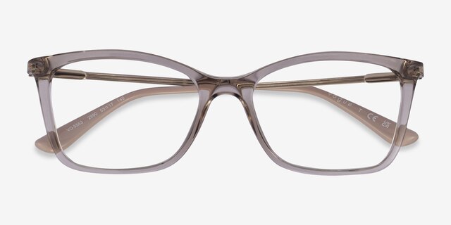 Vogue Eyewear VO5563 Light Brown PlasticEyeglass Frames from EyeBuyDirect, Closed View