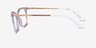 Vogue Eyewear VO5563 Clear PlasticEyeglass Frames from EyeBuyDirect, Side View