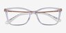Vogue Eyewear VO5563 Clear PlasticEyeglass Frames from EyeBuyDirect, Closed View