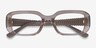 Vogue Eyewear VO5568 Clear Brown PlasticEyeglass Frames from EyeBuyDirect, Closed View