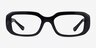 Vogue Eyewear VO5568 Black PlasticEyeglass Frames from EyeBuyDirect, Front View