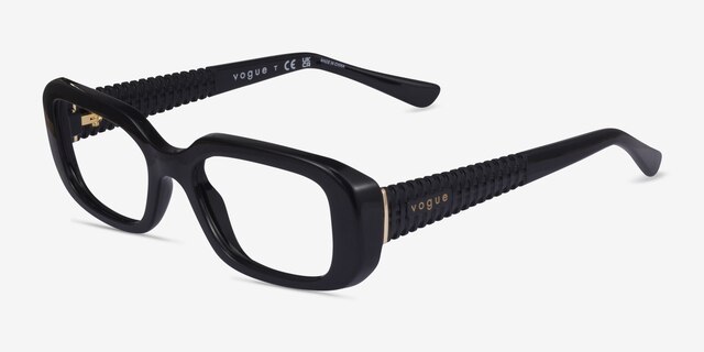 Vogue Eyewear VO5568 Black PlasticEyeglass Frames from EyeBuyDirect, Angle View