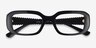 Vogue Eyewear VO5568 Black PlasticEyeglass Frames from EyeBuyDirect, Closed View