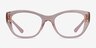 Vogue Eyewear VO5569 Clear Pink PlasticEyeglass Frames from EyeBuyDirect, Front View
