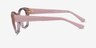 Vogue Eyewear VO5569 Clear Pink PlasticEyeglass Frames from EyeBuyDirect, Side View