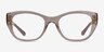 Vogue Eyewear VO5569 Clear Gray PlasticEyeglass Frames from EyeBuyDirect, Front View