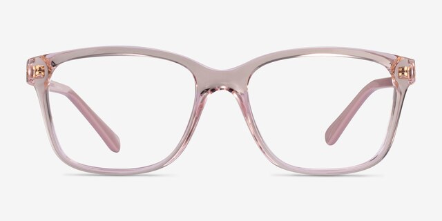Vogue Eyewear VO5574B Clear Pink PlasticEyeglass Frames from EyeBuyDirect, Front View