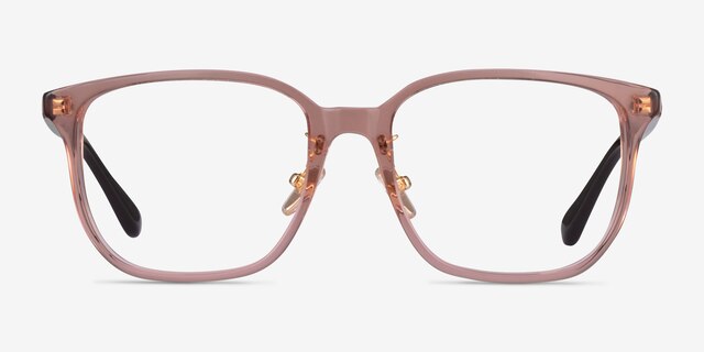 Vogue Eyewear VO5550D Clear Pink AcetateEyeglass Frames from EyeBuyDirect, Front View