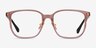Vogue Eyewear VO5550D Clear Pink AcetateEyeglass Frames from EyeBuyDirect, Front View