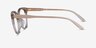 Vogue Eyewear VO5552F Clear AcetateEyeglass Frames from EyeBuyDirect, Side View
