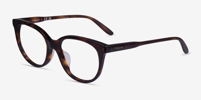 Vogue Eyewear VO5552F Dark Tortoise AcetateEyeglass Frames from EyeBuyDirect, Angle View