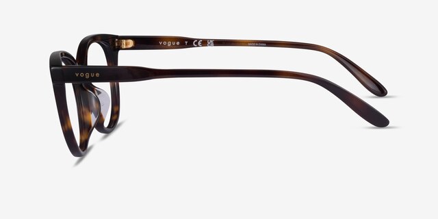 Vogue Eyewear VO5552F Dark Tortoise AcetateEyeglass Frames from EyeBuyDirect, Side View