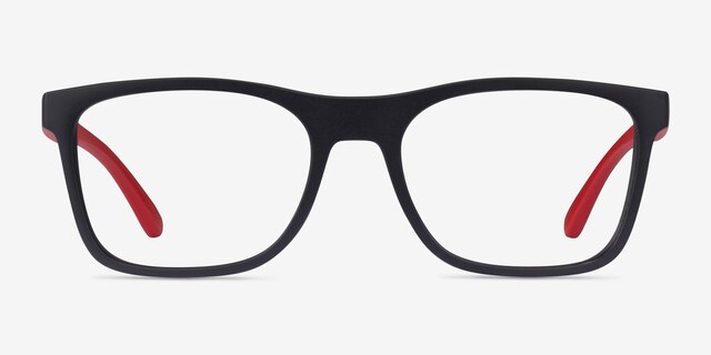 ARNETTE Akaw Matte Black PlasticEyeglass Frames from EyeBuyDirect, Front View