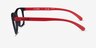 ARNETTE Akaw Matte Black PlasticEyeglass Frames from EyeBuyDirect, Side View