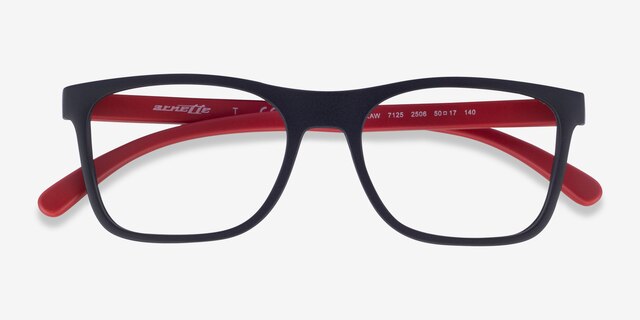 ARNETTE Akaw Matte Black PlasticEyeglass Frames from EyeBuyDirect, Closed View