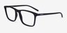 ARNETTE Frogface Matte Black PlasticEyeglass Frames from EyeBuyDirect, Angle View
