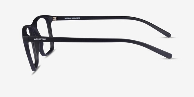 ARNETTE Frogface Matte Black PlasticEyeglass Frames from EyeBuyDirect, Side View