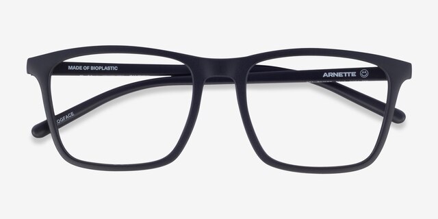 ARNETTE Frogface Matte Black PlasticEyeglass Frames from EyeBuyDirect, Closed View